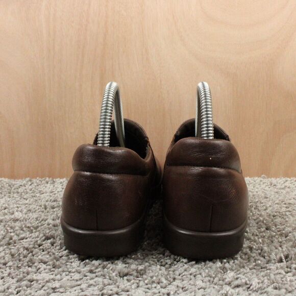 SAS Simplify Womens 7.5 Brown Leather Slip On Comfort Loafers Work Casual - Picture 8 of 11